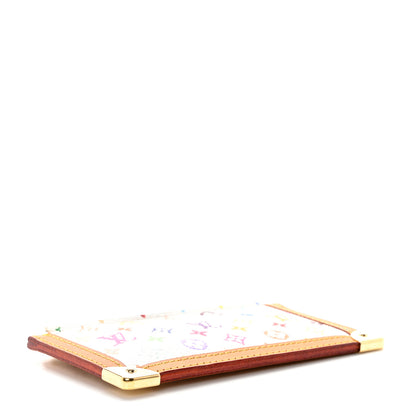 Louis Vuitton Monogram Multicolor Key Pouch White 4 of 6
