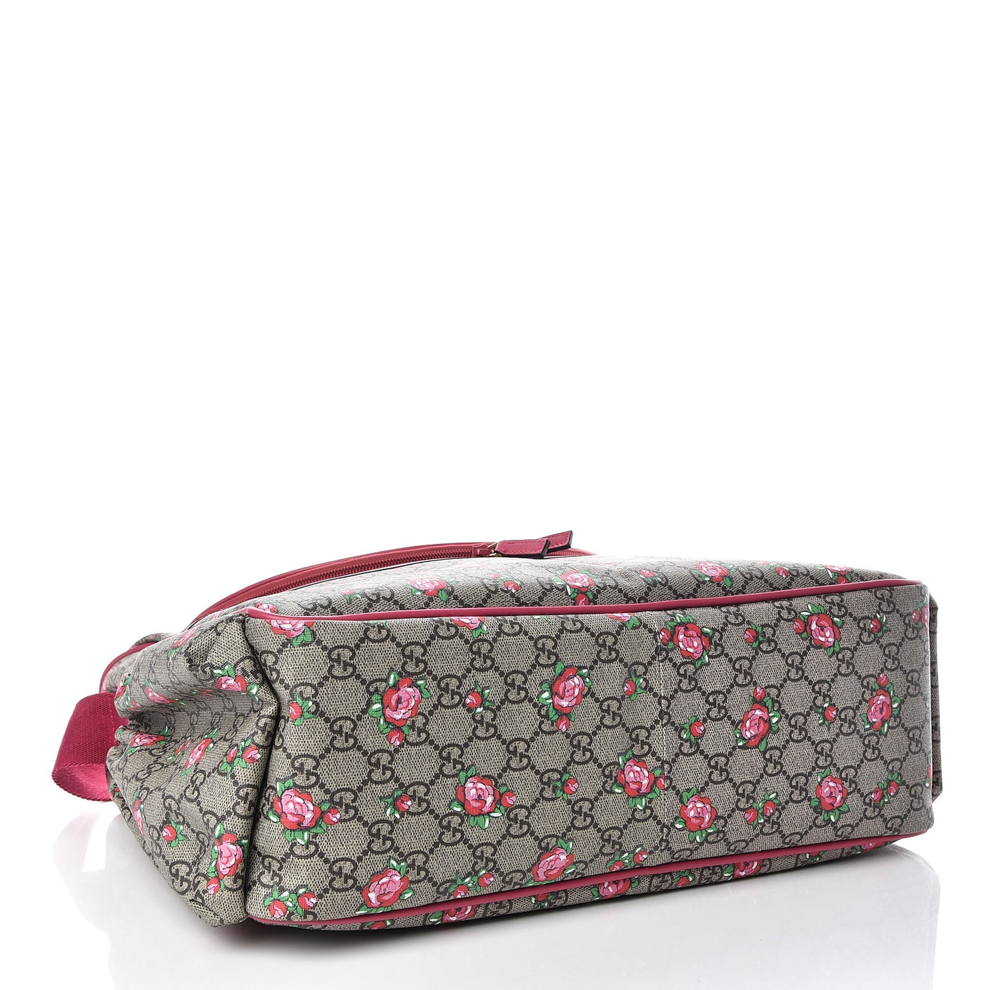 GG Supreme Monogram Rose Bud Diaper Bag Pink