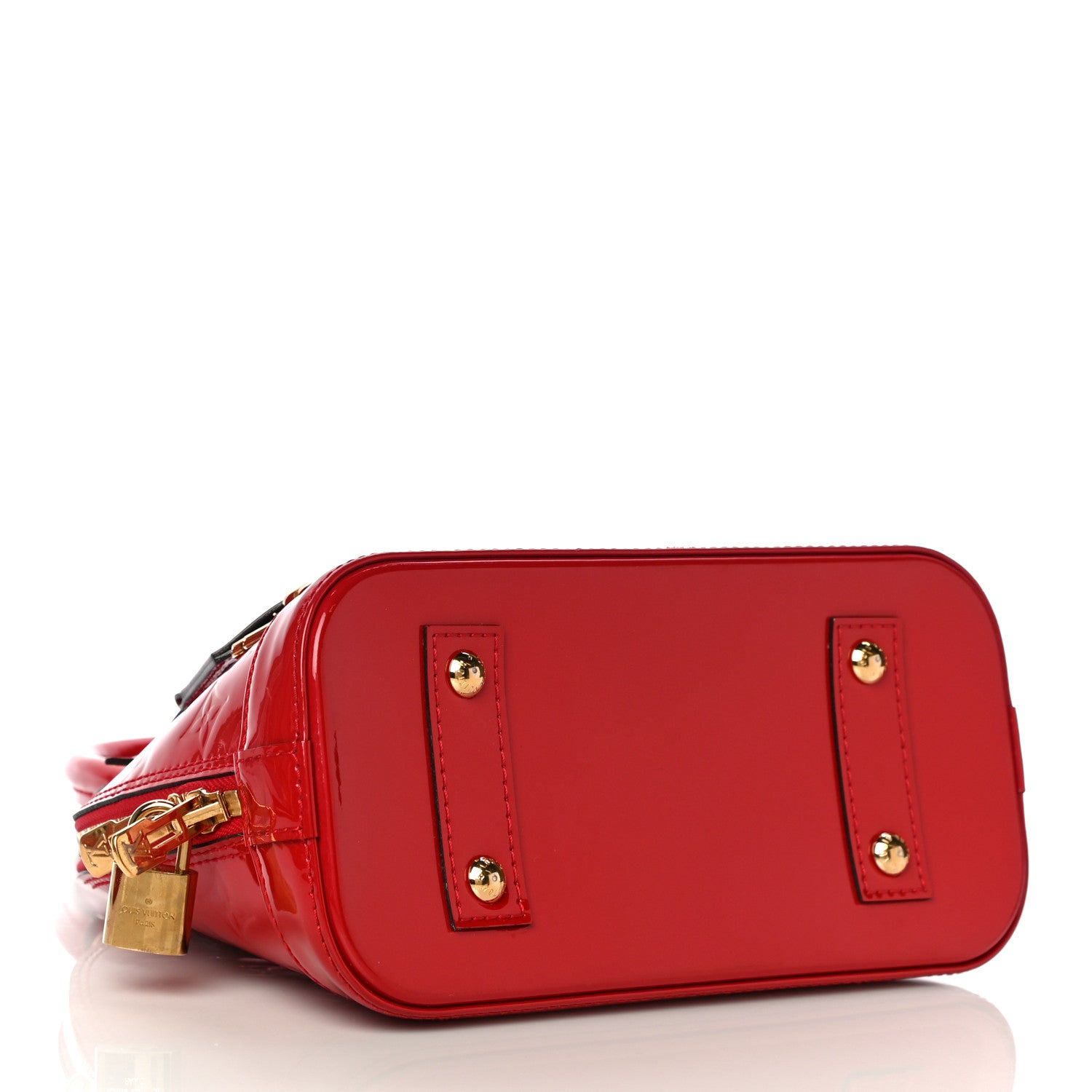 Louis Vuitton Vernis Alma BB Cherry 4 of 14