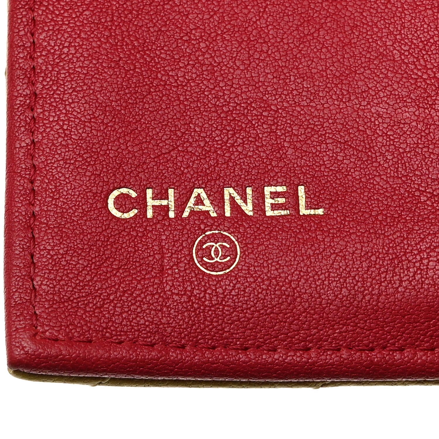 Chanel Sheepskin Chevron Quilted Reissue Compact Wallet Yellow 6 of 8