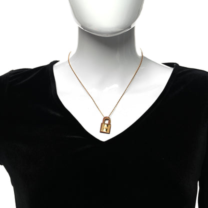 Hermes Swift Small O'Kelly Pendant Necklace Gold 2 of 5