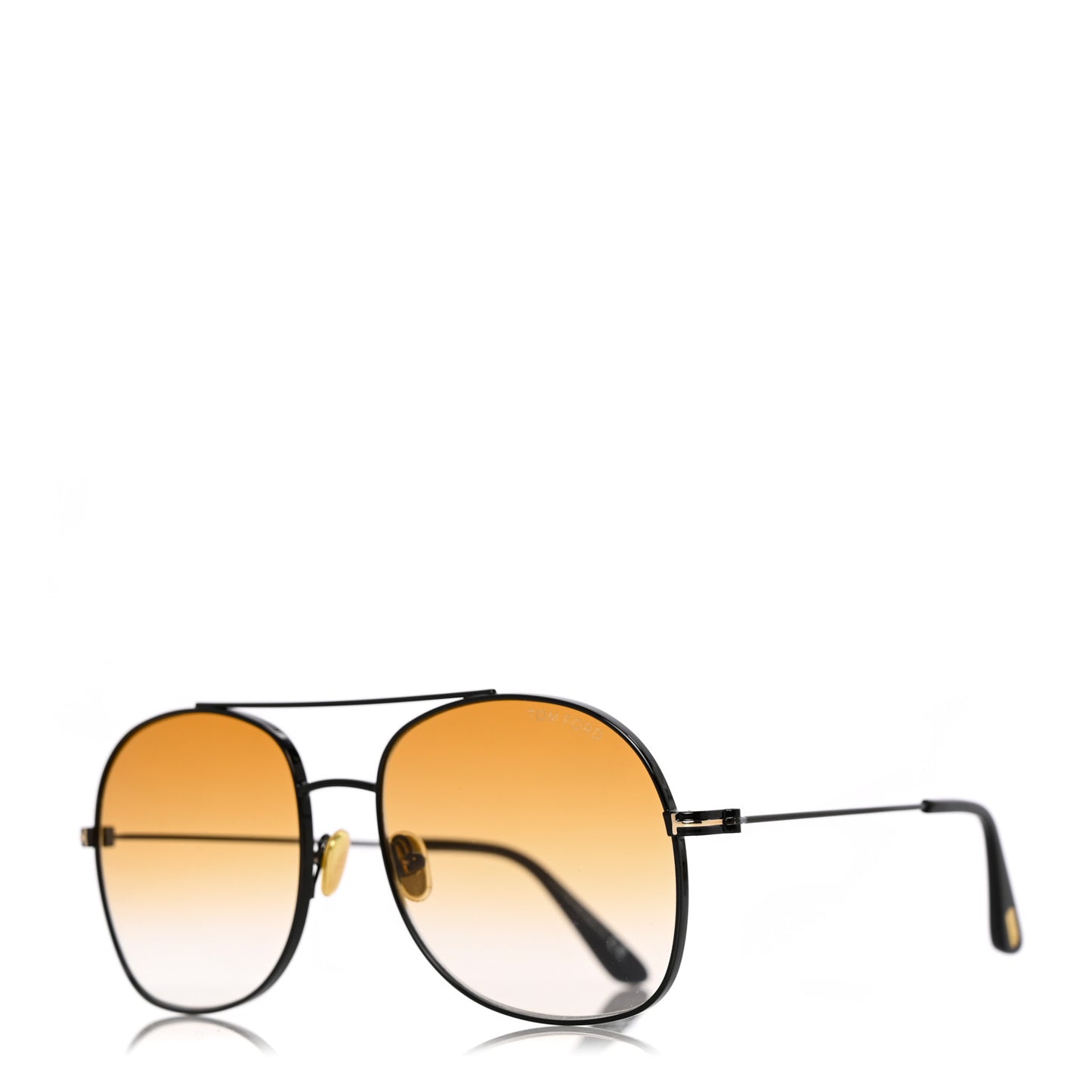 Metal Delilah Aviator Sunglasses TF758 Black