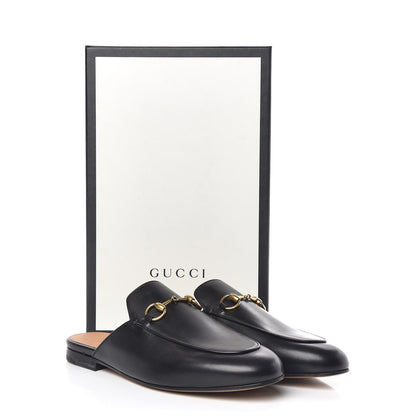 Gucci Calfskin Womens Princetown Slippers 37 Black 9 of 9