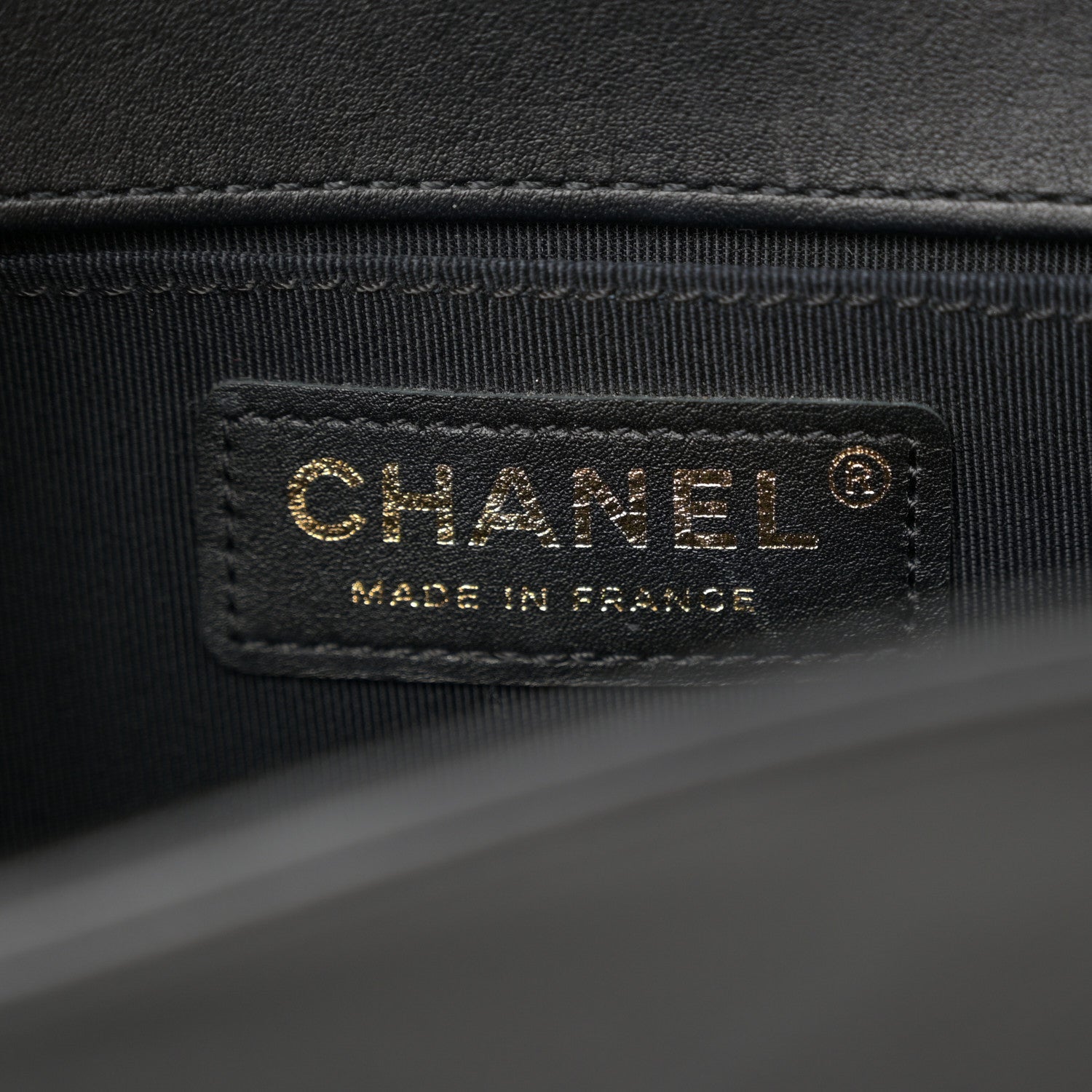Chanel Calfskin Braided Medium Boy Flap Black 6 of 11