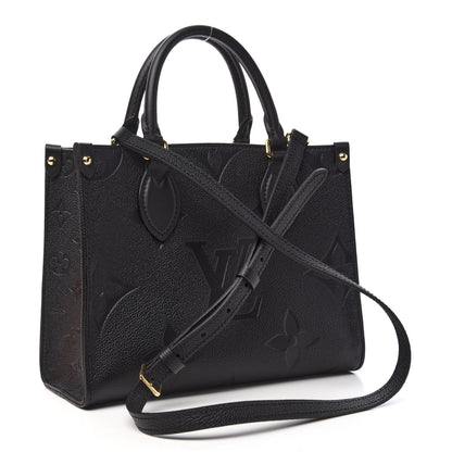 Louis Vuitton Empreinte Monogram Giant Onthego PM Black 3 of 11