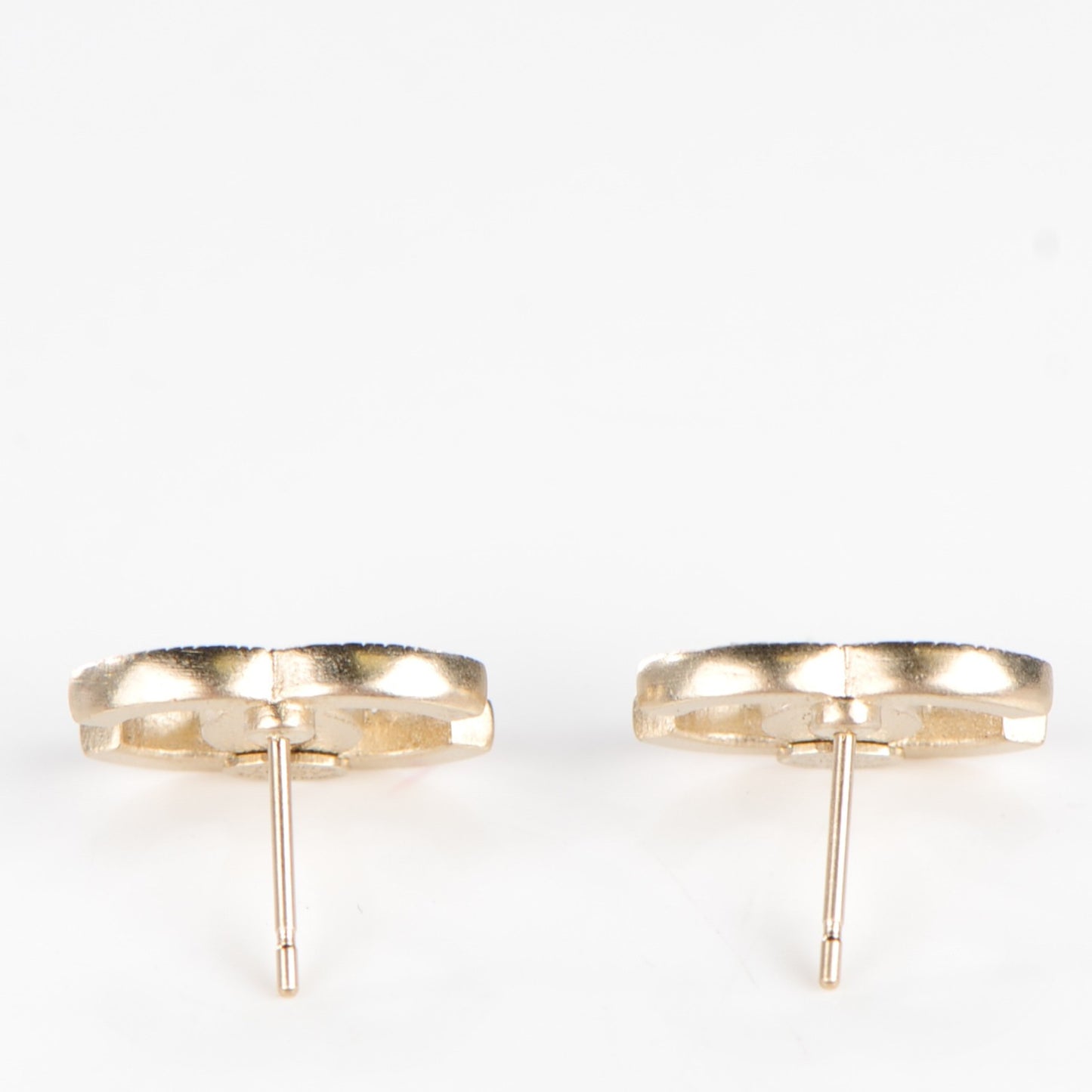 Crystal CC Earrings Gold