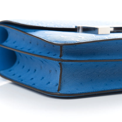 Hermes Ostrich Constance 24 Mykonos 9 of 11