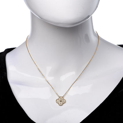 Van Cleef & Arpels 18K Yellow Gold Vintage Alhambra Pendant Necklace 2 of 8