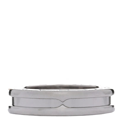 Bulgari 18K White Gold B.Zero1 One-Band Ring 45 3.25 1 of 4
