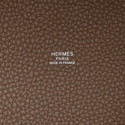 Hermes Taurillon Clemence Picotin Lock 22 MM Etoupe 6 of 10