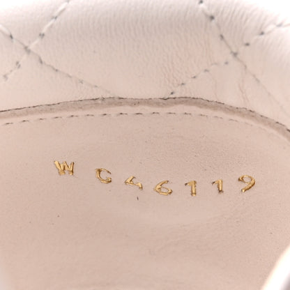 Chanel Lambskin Quilted Turnlock Flat Mules 36 White 9 of 12