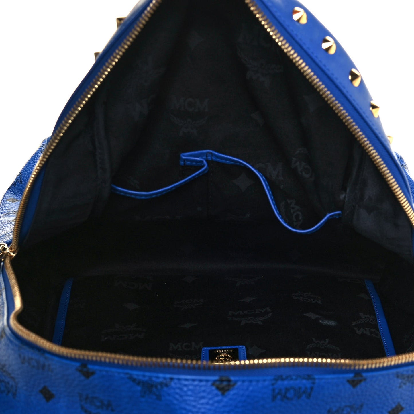 Visetos Studded Medium Stark M Logo Collection Backpack Blue