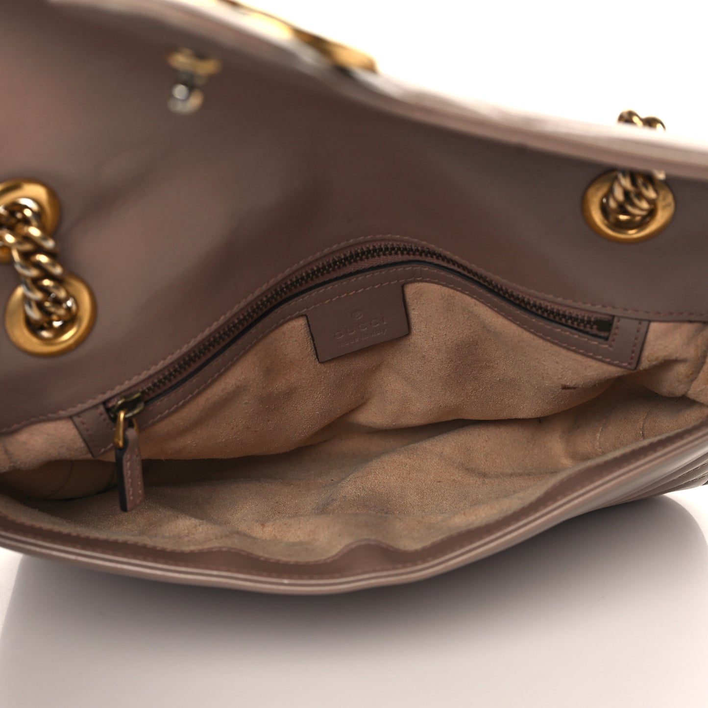 Calfskin Matelasse Small GG Marmont Shoulder Bag Porcelain Rose