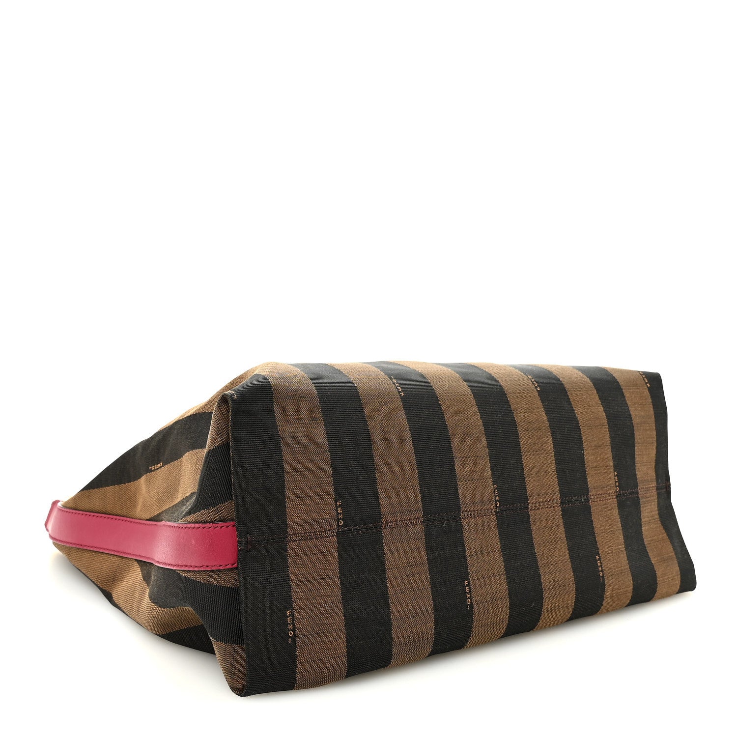 Fendi Pequin Cuoio Vegetale Large Hobo Tobacco Amarena 4 of 10