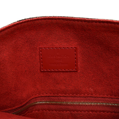 Louis Vuitton Damier Ebene Caissa Hobo Cherry 6 of 9