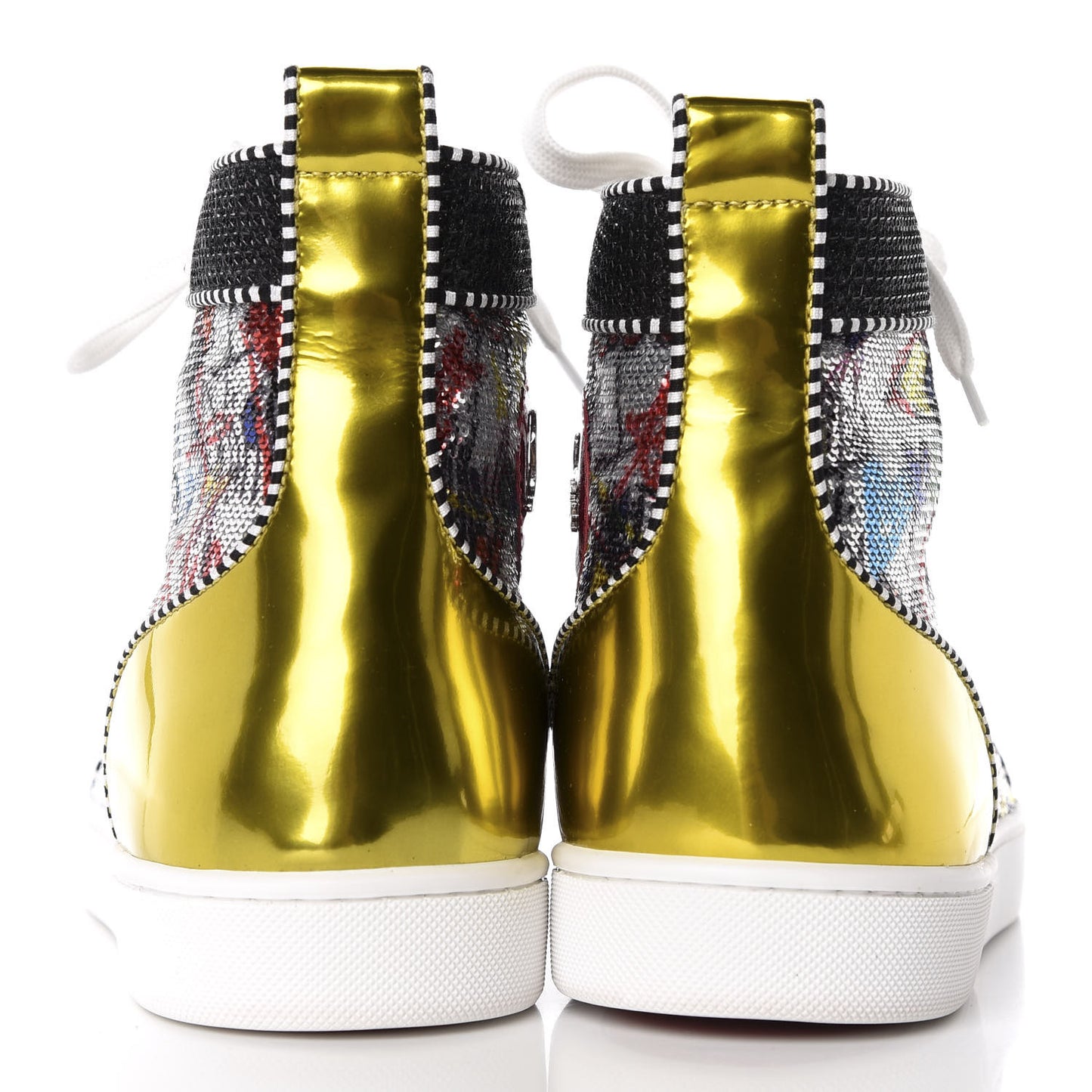 Patent Flash Paillettes Mens Rantus Orlato Sneakers 46 Version Silver