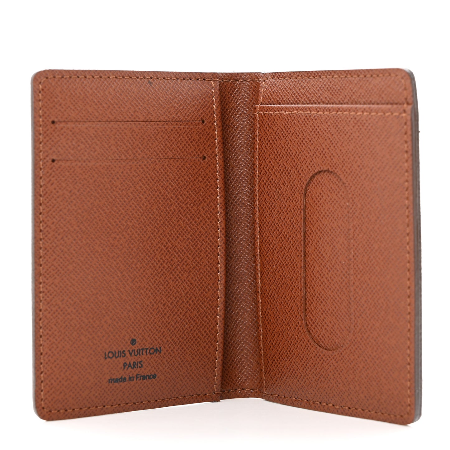 LOUIS VUITTON Monogram Porte-Cartes Pass Vertical Card Holder
