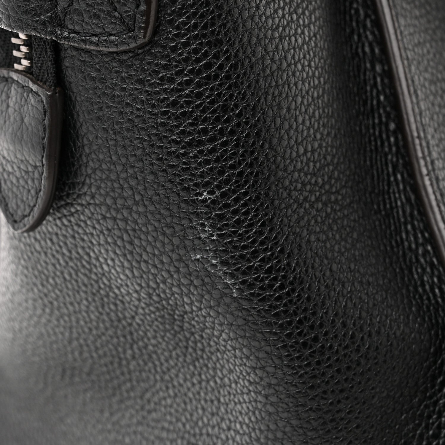 Celine Drummed Calfskin Mini Luggage Black 11 of 11