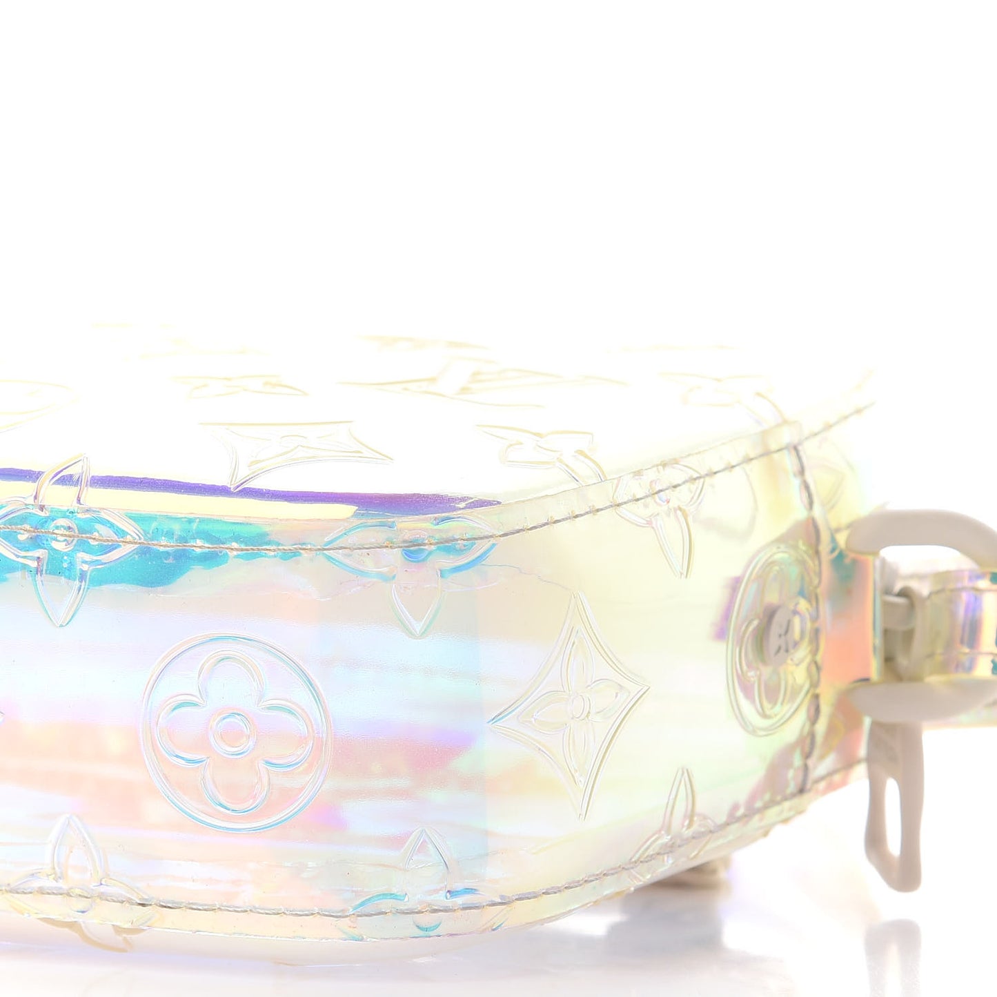 PVC Monogram Pochette Volga Iridescent Prism