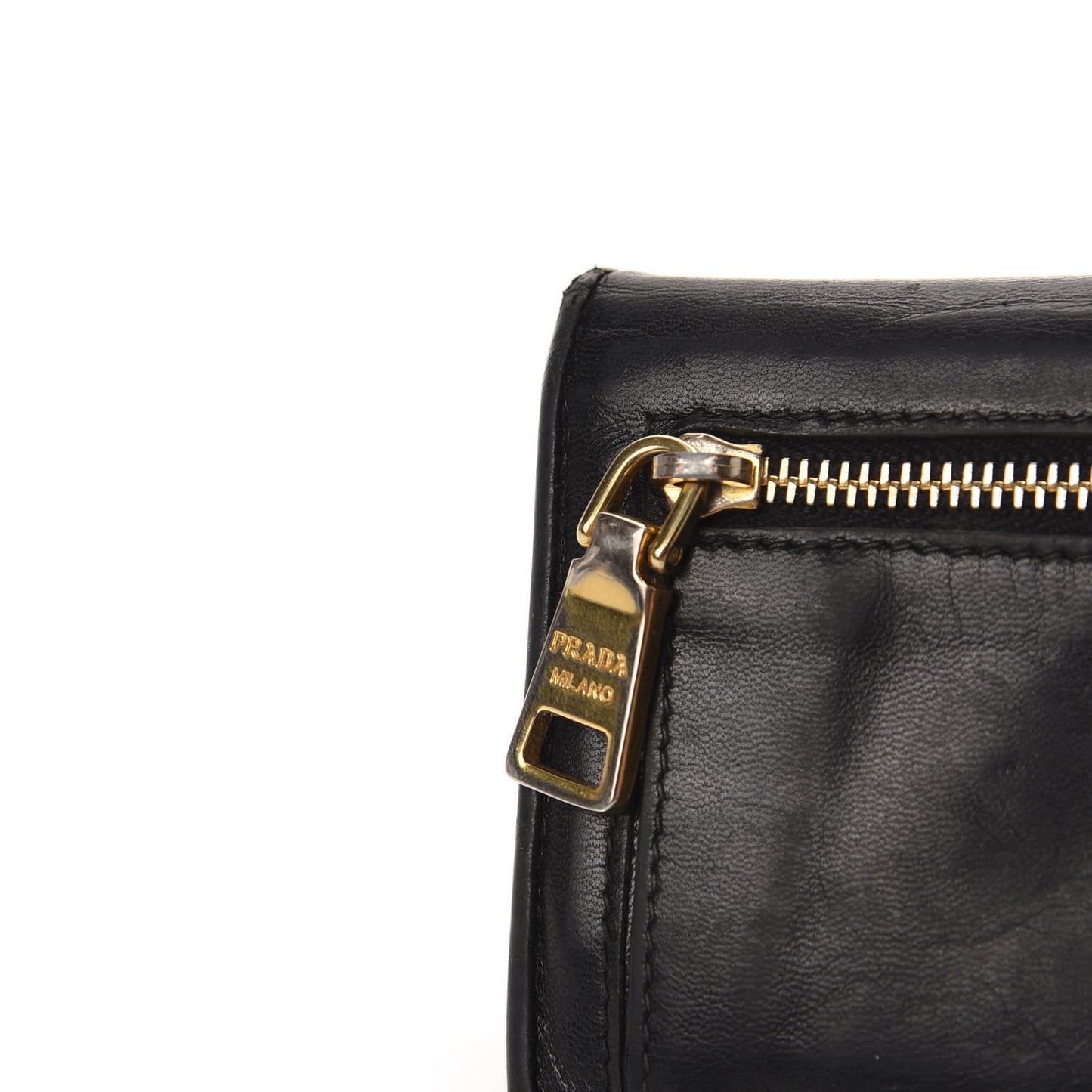 Nappa Flame Continental Flap Wallet Black