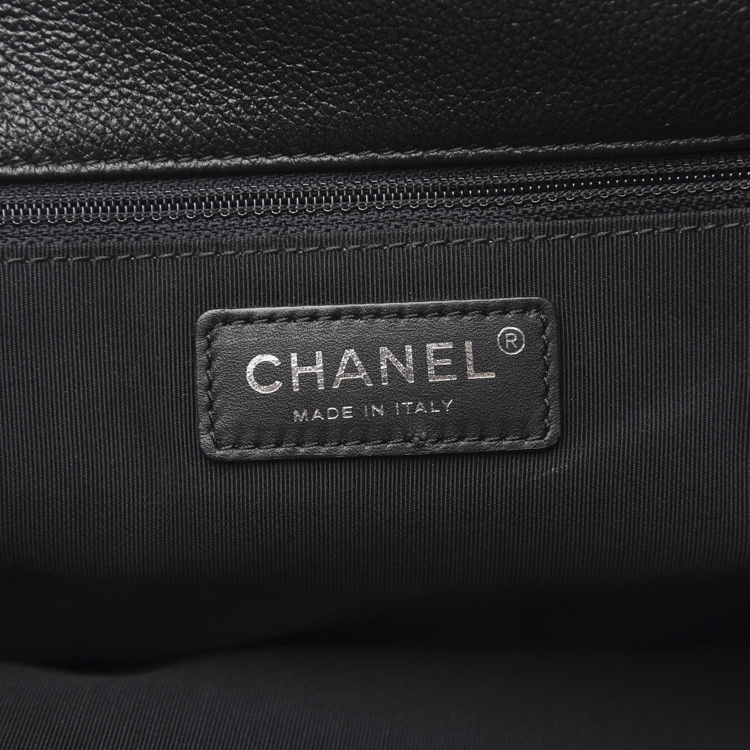 Chanel Grained Calfskin Quilted Large Casual Rock Backpack Black 5 of 8