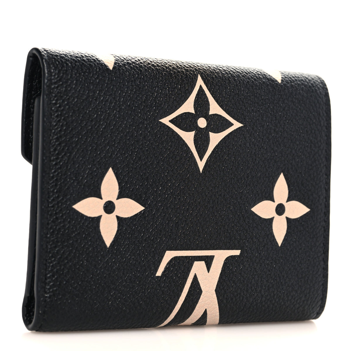 Louis Vuitton Empreinte Monogram Giant Victorine Wallet Black Beige 3 of 6