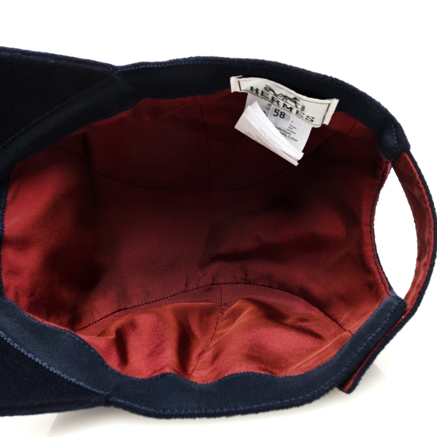 Cashmere Canvas Swift Davis H Sellier Cap 58 Marine