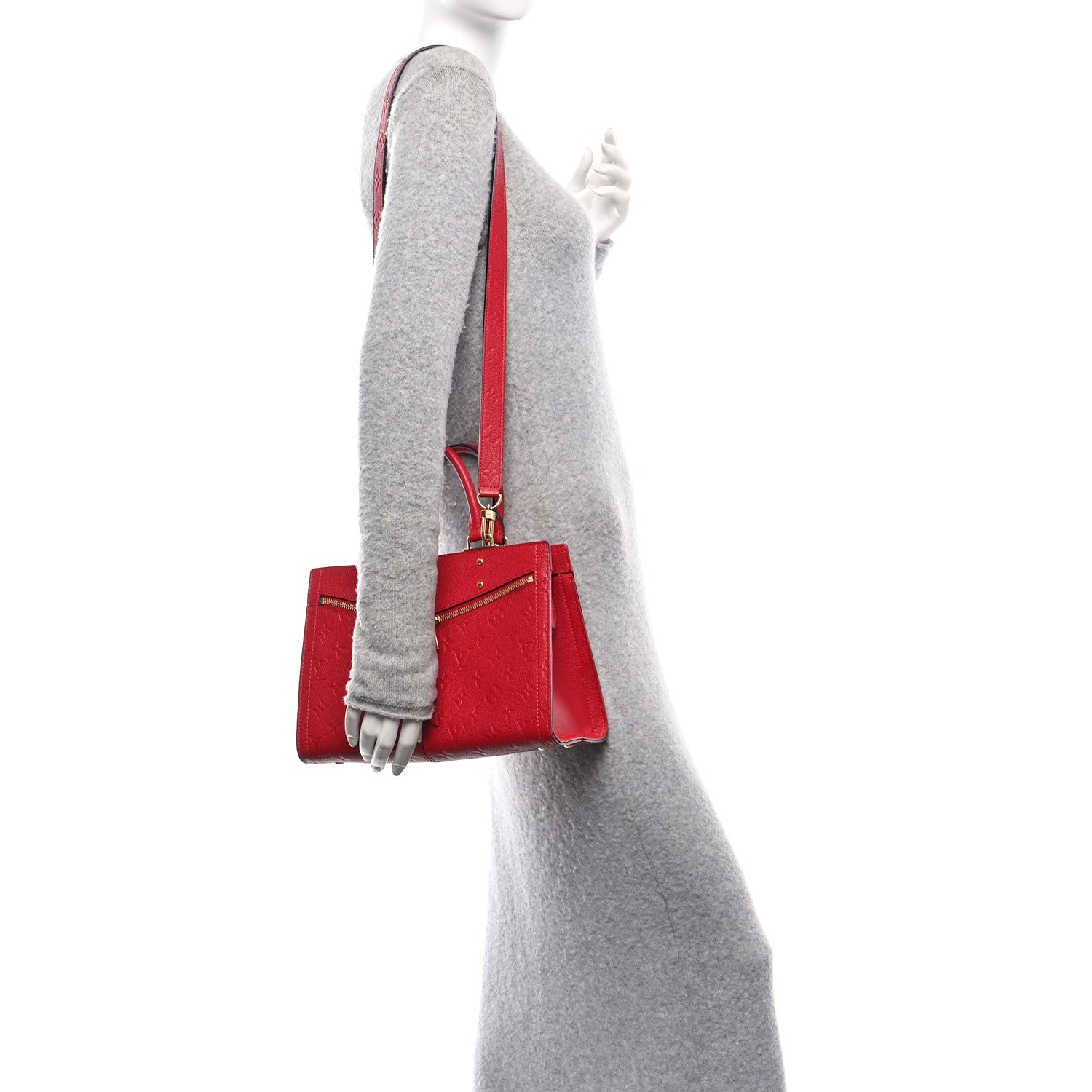 Louis Vuitton Empreinte Sully PM Scarlet 2 of 9