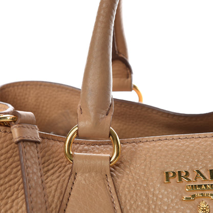 Prada Vitello Daino Tote Sabbia 10 of 20