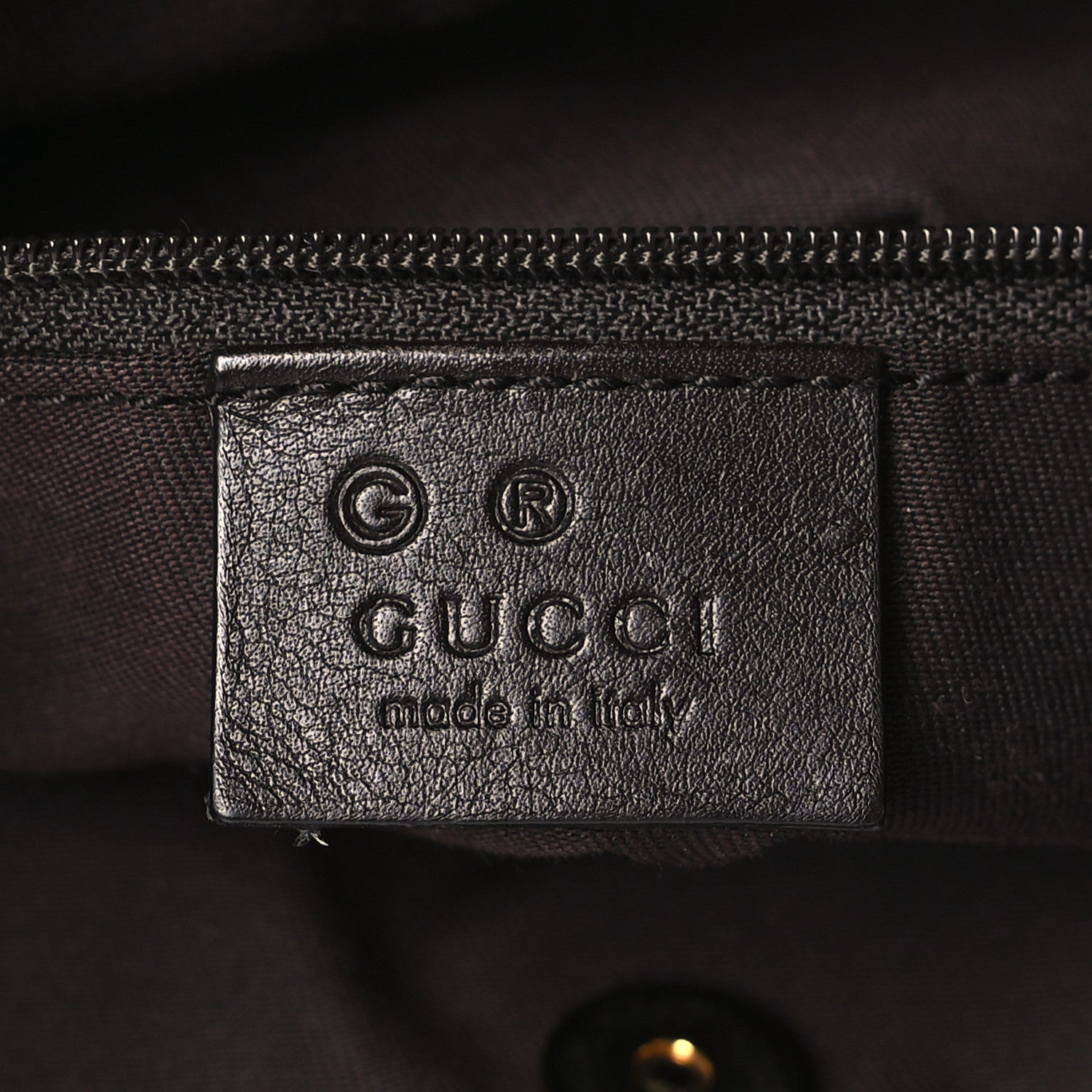 Gucci Monogram Medium New Britt Hobo Dark Brown 6 of 10