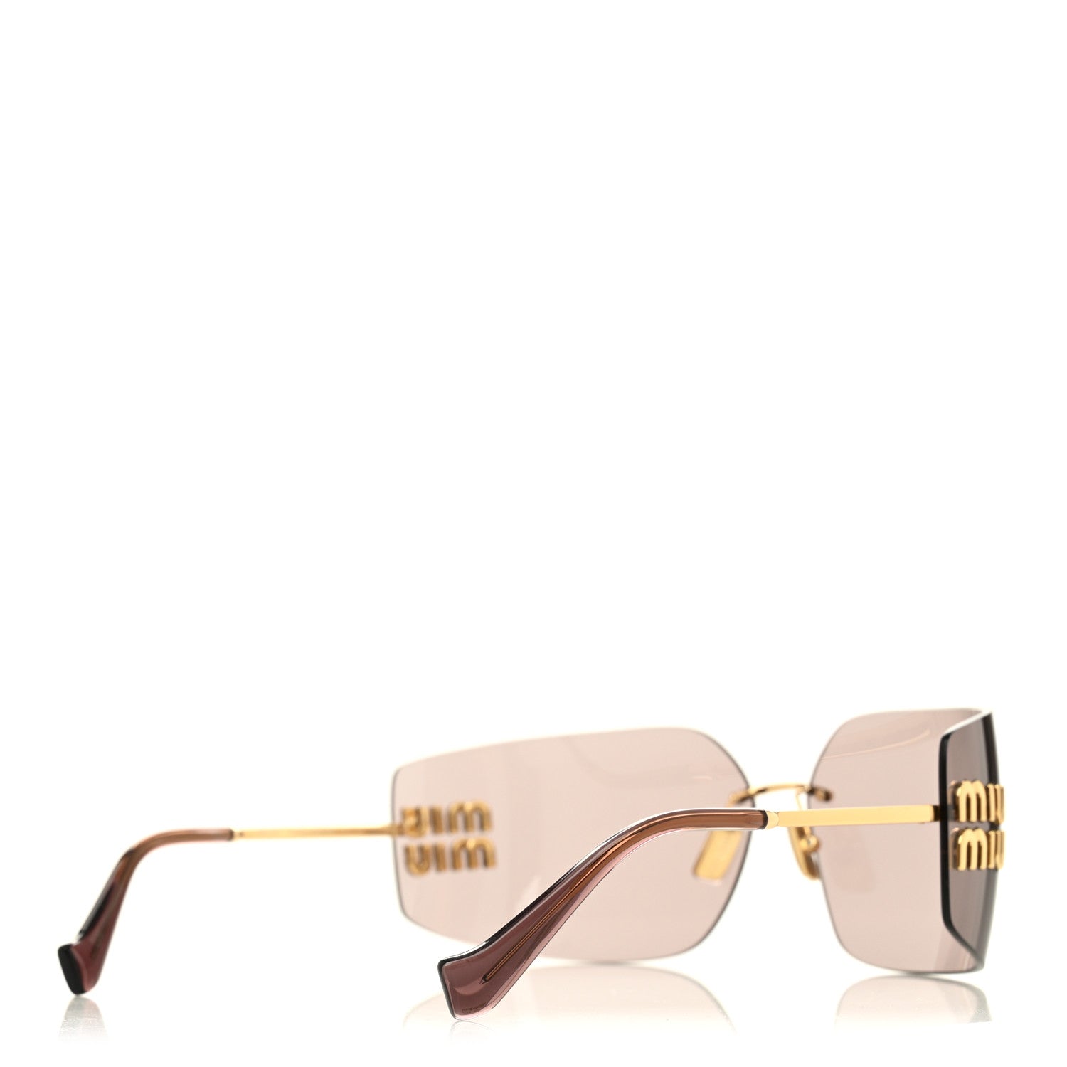 Miu Miu Metal Aube Sunglasses SMU54Y Mauve 4 of 7