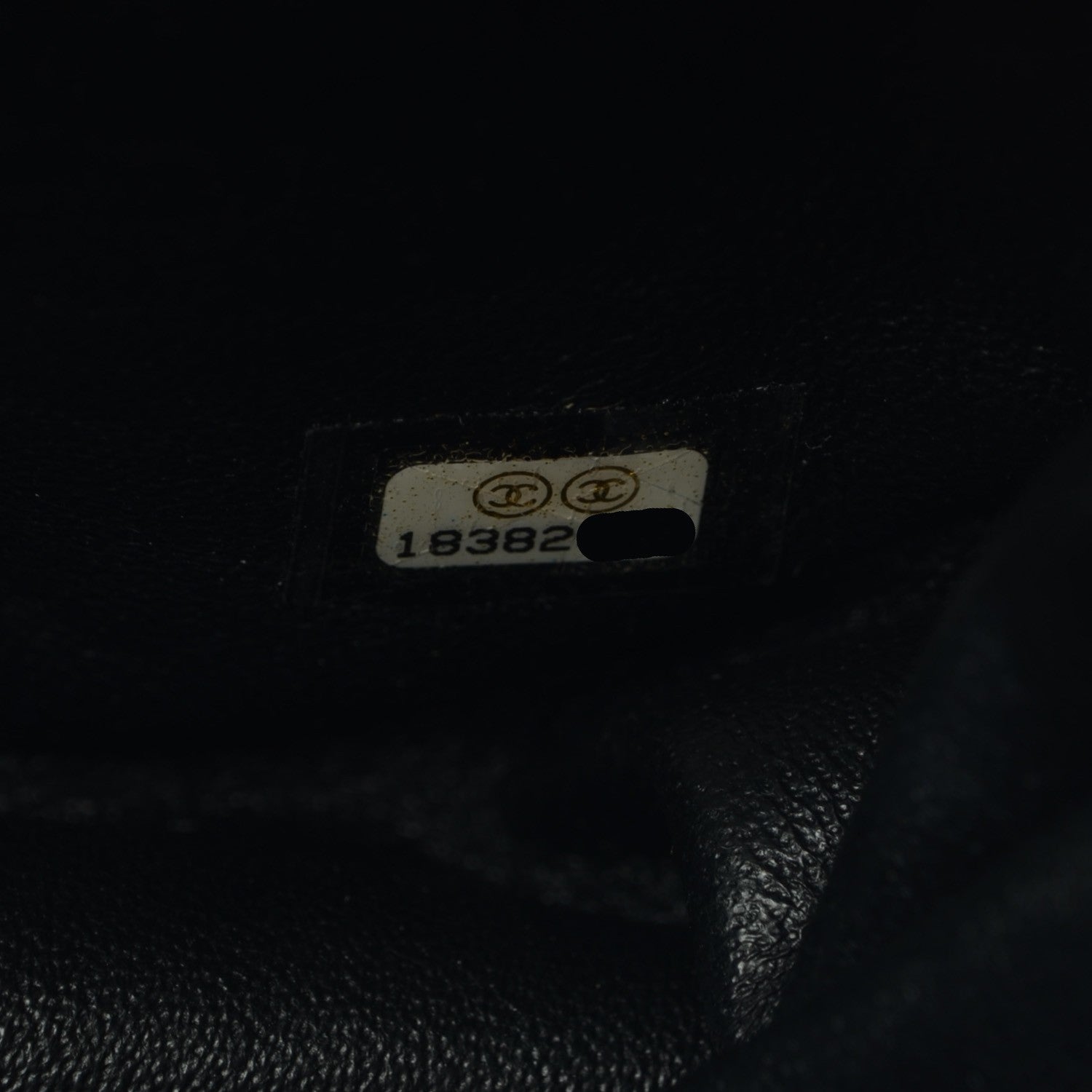 Chanel Lambskin Quilted Classic Twist Crescent Flap Black Grey 8 of 9