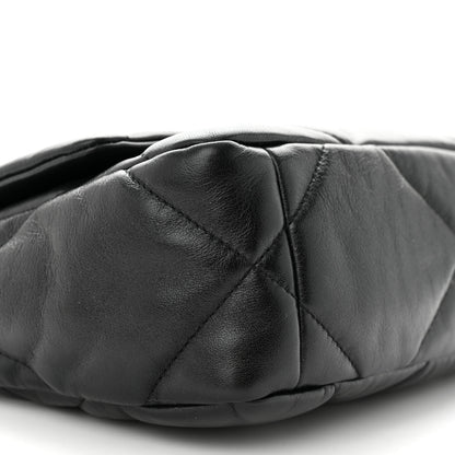Chanel Lambskin Quilted Medium Chanel 19 Flap Black 9 of 10