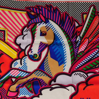 Hermes Silk Pegase Pop Scarf 70 1 of 7