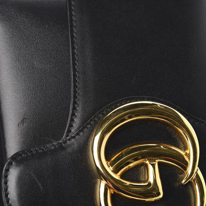 Gucci Vitello Palmellato Lux Small Arli Flap Shoulder Bag Black 11 of 12