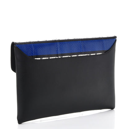 Givenchy Calfskin Ayers Antigona Envelope Clutch Blue 3 of 7