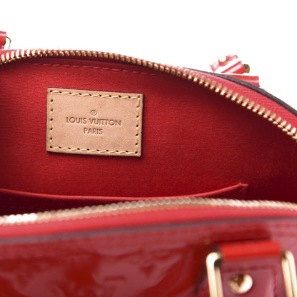 Louis Vuitton Vernis Alma BB Cherry 9 of 12