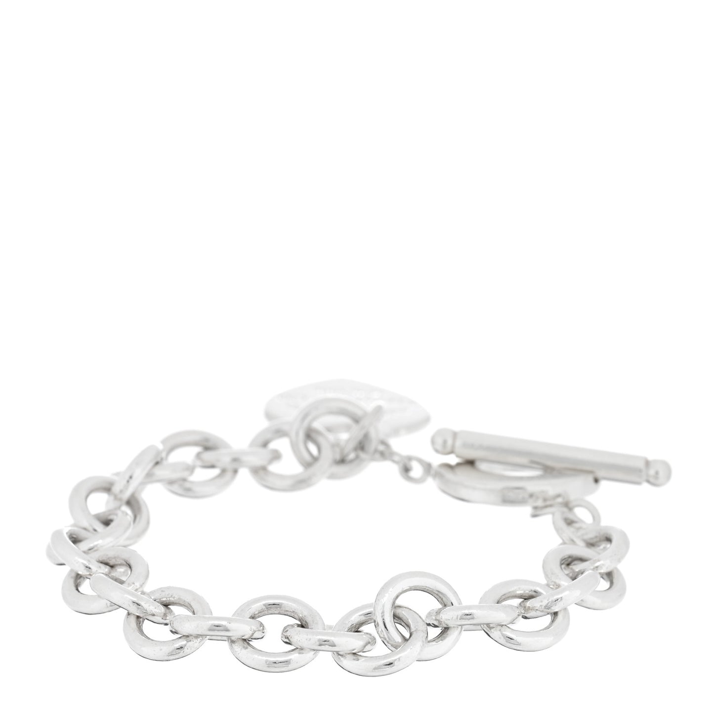 Sterling Silver Return To Tiffany Heart Tag Toggle Bracelet