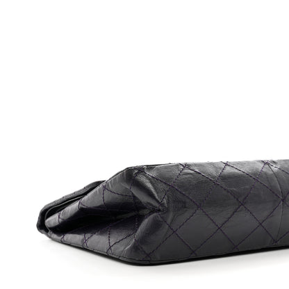Chanel Aged Calfskin Quilted 2.55 Reissue 227 Flap Dark Purple 9 of 11
