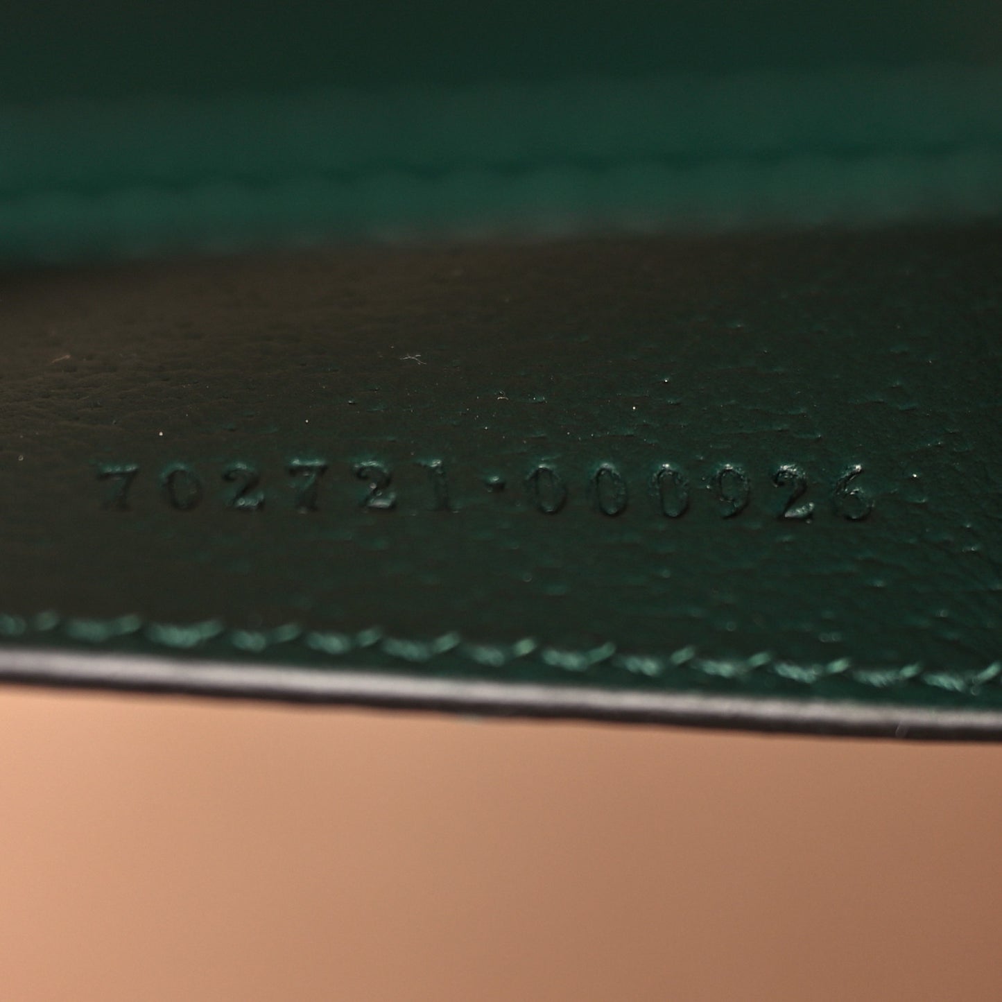 Textured Dollar Calfskin Web Small Diana Tote Bag Vintage Green Powder Pink