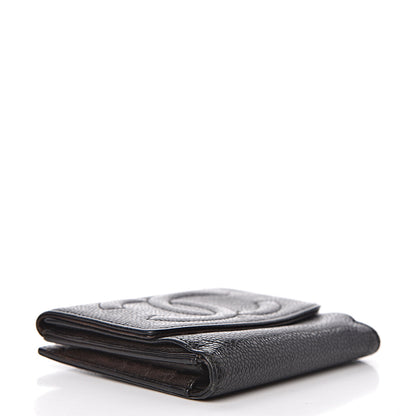 Chanel Caviar Timeless CC Compact Wallet Black 4 of 14