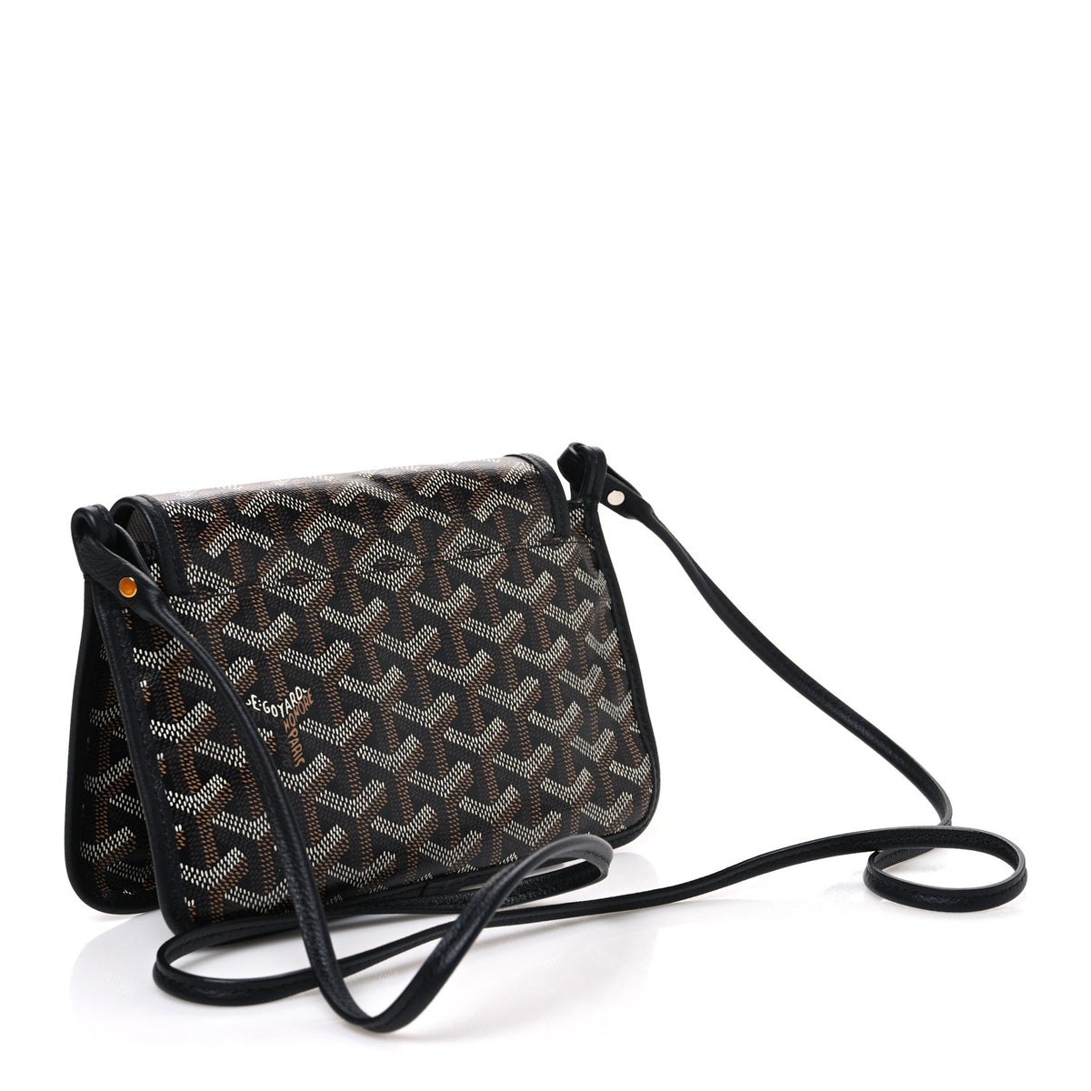 Goyardine Plumet Wallet Clutch Black