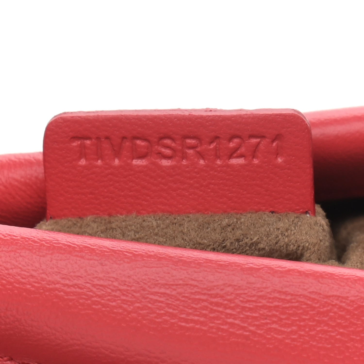 Burberry Calfskin Small Drawcord Pouch Red 7 of 10