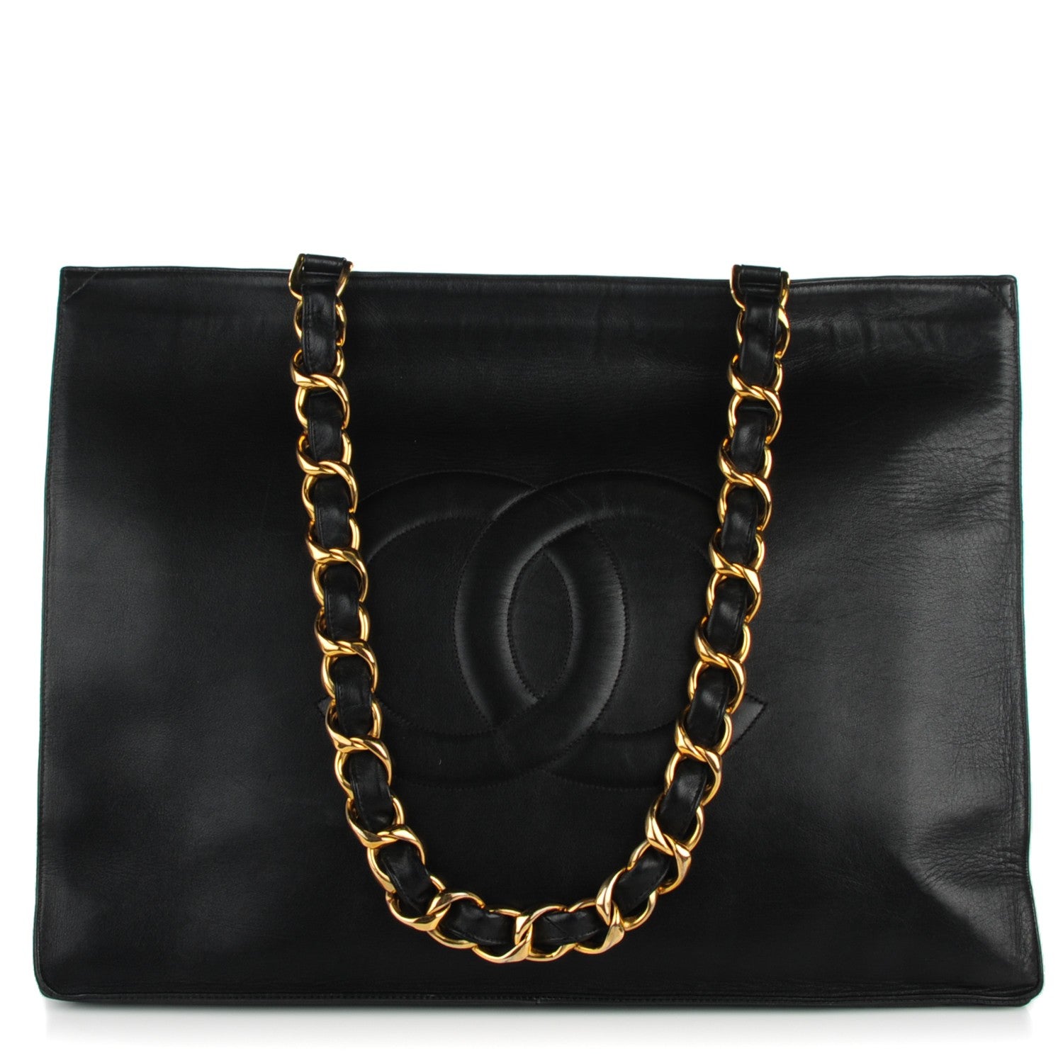 Chanel Lambskin Jumbo Shoulder Bag Black 1 of 8