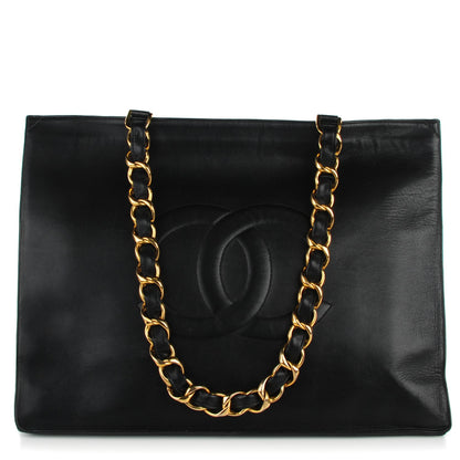 Chanel Lambskin Jumbo Shoulder Bag Black 1 of 8