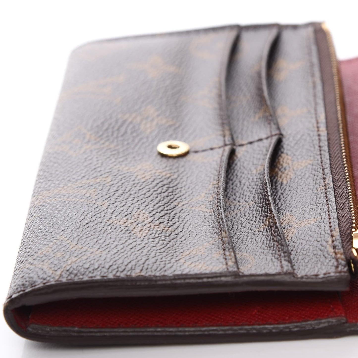 Monogram Emilie Wallet Red