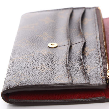 Louis Vuitton Monogram Emilie Wallet Red 10 of 10