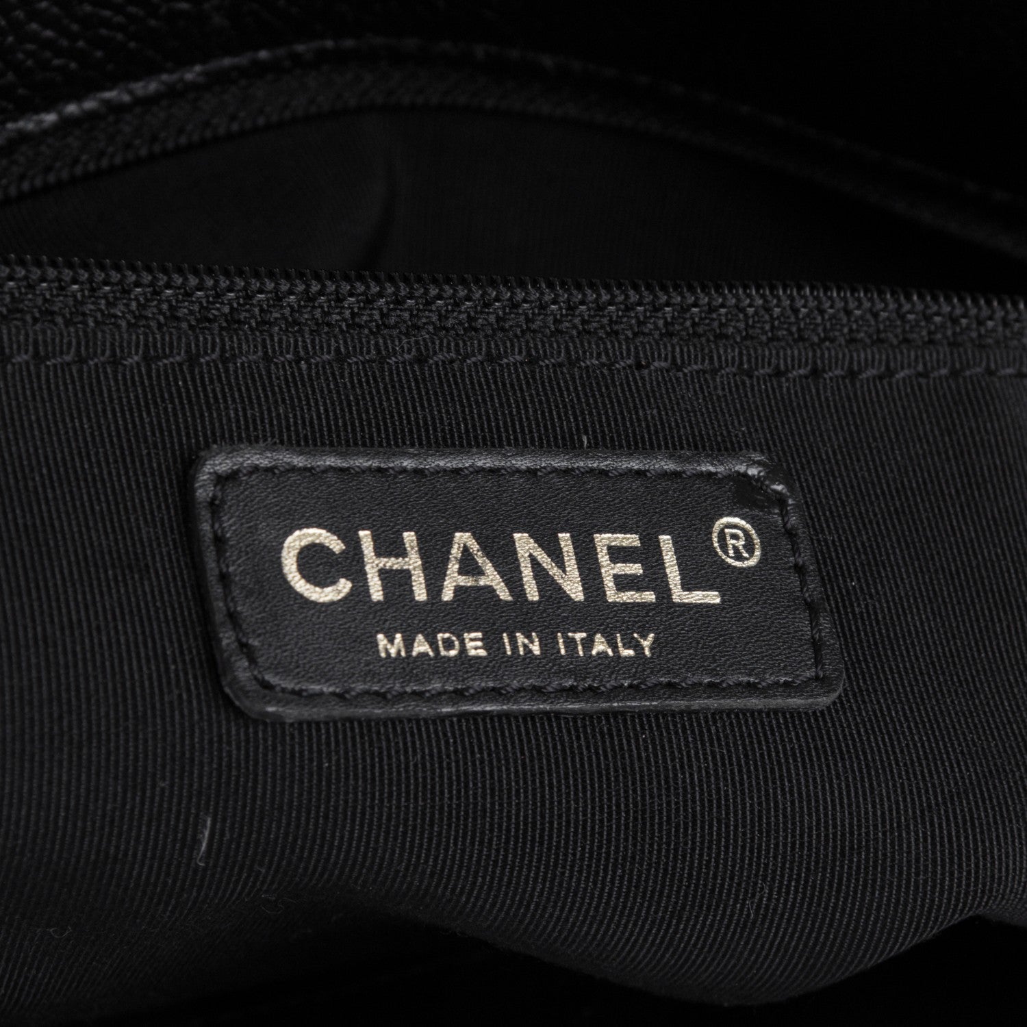 Chanel Calfskin Cerf Executive Shopper Tote Black 7 of 8