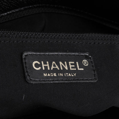 Chanel Calfskin Cerf Executive Shopper Tote Black 7 of 8