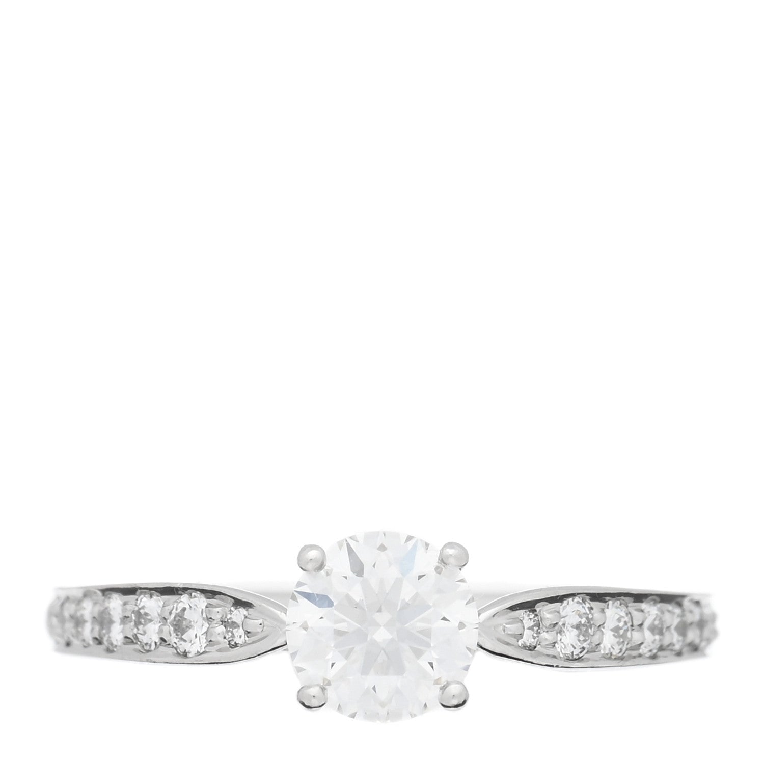 Tiffany Platinum Diamond .52ct Harmony Engagement Ring 49 5 1 of 4